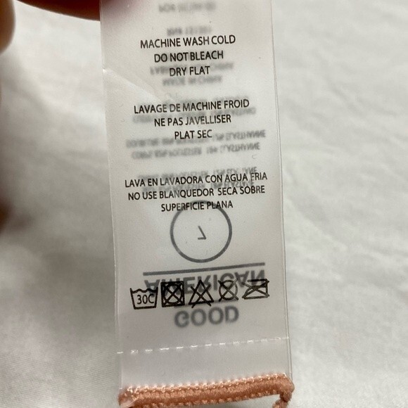 NWT Good American Rib Better Bikini Bottom Cheeky Desert Rose Size 7 (4XL) - Picture 6 of 10